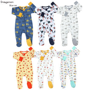 Orangemom 0-24Months เด็กทารกหญิงชาย Romper การ์ตูนน่ารักเด็กวัยหัดเดิน Jumpsuit ผ้าฝ้ายแขนยาวทารกแรกเกิด One-Piece 2022ขายดีชุดบอดี้สูทสำหรับคริสต์มาส1ชิ้น