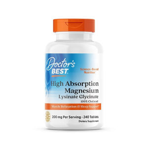 Viên Uống Bổ Sung Magie Hỗ Trợ Sức Khỏe Doctors Best Magnesium Glycinate Lysinate 100% Chelated