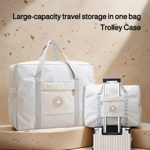 กระเป๋าสัมภาระ ซิป มีสไตล์และใช้งานได้จริง กระเป๋าถือ ความทนทาน เครื่องบิน แบบพกพา อเนกประสงค์