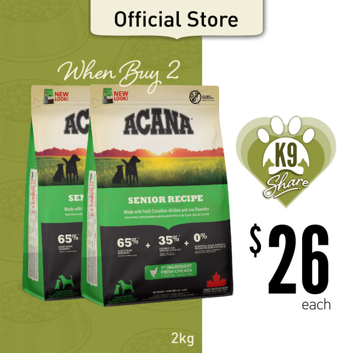 Acana on sale senior 2kg