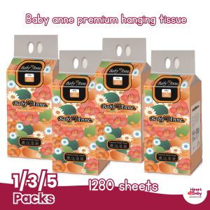 Heartbaby Baby anne Pull Down Facial Tissue Paper 4 Ply Large Size Soft & Smooth Toilet paper