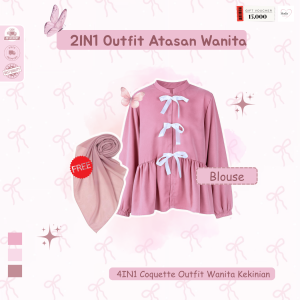 Modis - One Set Cutbray Wanita Kekinian | Shoulder Bag Cream Blouse Dara Dusty Celana Cutbray Cream | One Set Wanita Kekinian - ML12