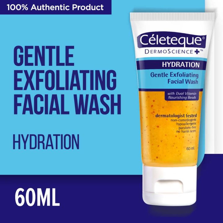 Céleteque Hydration Gentle Exfoliating Facial Wash 60mL Lazada PH