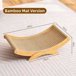 Scratching Board Cat Bed Wear Resistant No Shedding Lounger Cooling Mat Pet Lounge Chair Sisal Pad Katil Kucing