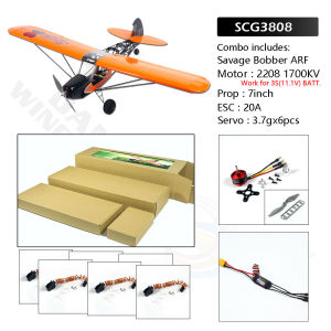 Barbarian Bobber SCG38 1000mm Scale Electric RC Plane Laser Cut Balsa Wood ARF Kit - Fixed Wing Model for Enthusiasts