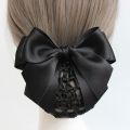 women for work hair net with ribbon black hair net for women long hair hair net for kitchen bunet for women hairnet with ribbon for women Vintage Headwear Female Nurse For Girls Hotel Hairgrips Cover Net Women Spring Clip Ponytail Clip Korean Bun Snood. 