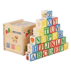 MUNCHX Alphabet Stacking Letter Cognitive Toys Sensory Toy 27-grain Stamping Blocks Cube Stacking Game Funny Multi-functional Educational Puzzle 3-6 Years Old