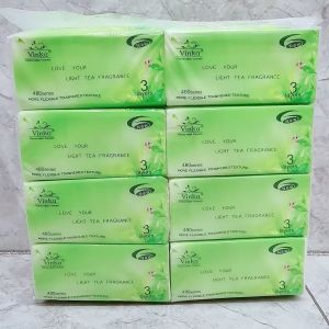 Jjasmine Vinka    Facial  Tissue 3 Ply(480 sheets x 8 packs)