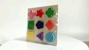 Bảng Xếp Hình Các Khối Hình Học Bằng Gỗ