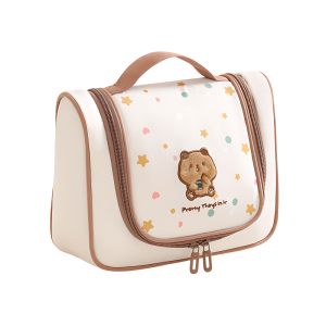 Bear Style Hanging Toiletry & Makeup Bag Flip-Top Travel Storage Organizer RH2567