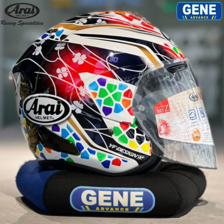 ARAI VZ RAM Nakagami GP2 Open Face Jet Helmet { Free Visor }100