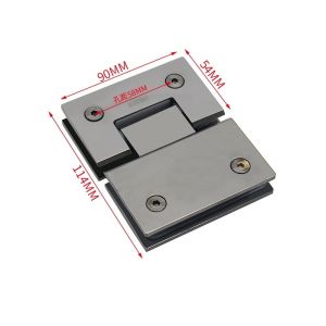 Stainless Steel SUS304 Universal Glass Hinges bathroom Shower Glass Door Hinges 90°/180°