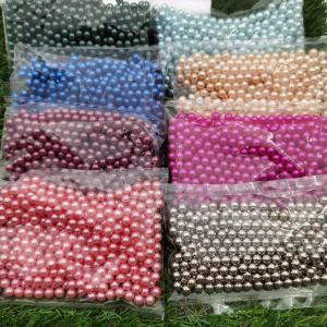 MUTIARA TINDIK MUTIARA PRESS PAKU WARNA KUALITAS BAGUS DAN KILAU GRADE AA UKURAN 6MM PER 50 GRAM