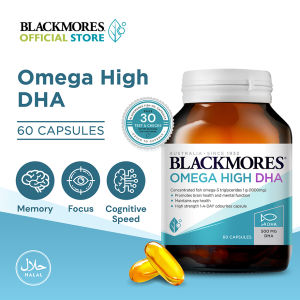 Blackmores Omega High DHA (60s) – Supports Healthy Brain Function & Vision