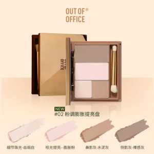 OOO (OUT OF OFFICE) Face Sculpting Palette for Tear Troughs & Flatness Correction (Matte Highlight)