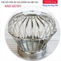 Cầu chắn rác sân thượng KAG-QC301 (ống D90), Cầu chặn rác Inox 304 đế thấp thả ống D90, cầu lưới lọc rác thoát nước mưa thoát nhanh sử dụng tốt. 