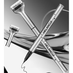 Pena eyeliner cair penyegel bulu mata anti air dan anti keringat dua-dalam-satu cetakan satu stempel eyeliner bulu mata bawah Lower Lash Stamp Eyeliner