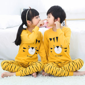 Pajamas Kids Sleepwear Suit Set Boy Girls Clothing Terno Pajama For Kids Girls Cotton