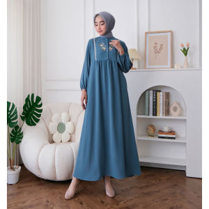 Gamis KARIMA DRESS Homey Bordir Muslim Wanita Baju Muslimah