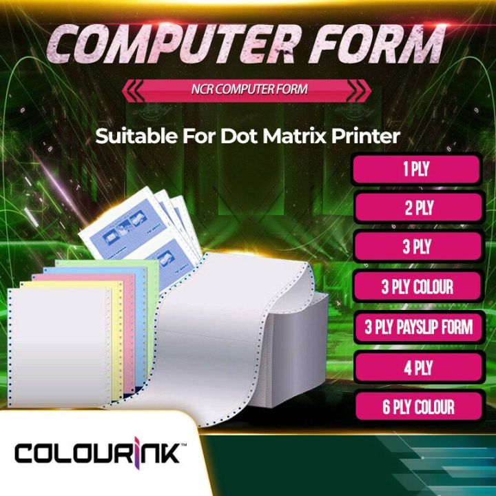 NCR Computer Form 1 Ply 1 Ply 2UP 2Ply 2 Ply 2UP 3 Ply 3 Ply 2UP 3 Ply ...