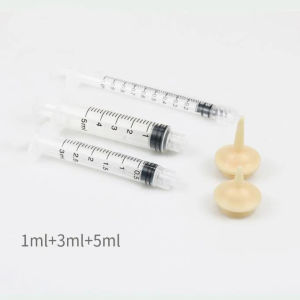 Hateli sơ sinh vật nuôi feedingnúm vú Chó mèo feedingpacifier hamster thỏ mèo con chó con bình cho ăn với siliconenipple