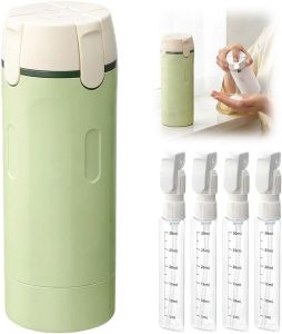 4 in 1 Travel Dispenser Set 4x30ml Leakproof Portable Travel Bottles for Toiletries Shampoo Lotion Conditioner Cream Travel Size Containers