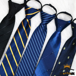 Cà Vạt Nam KING Caravat Nam Công Sở Và Chú Rể Thắt Sẵn Dây Kéo Họa Tiết Bản Nhỏ 6cm Bản Lớn 8cm [C020]