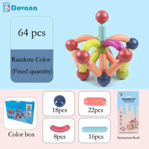 Dovana Magnetic Stick Balls Building Block Mainan Edukasi Anak Mainan Merakit Tongkat Magnet Puzzle