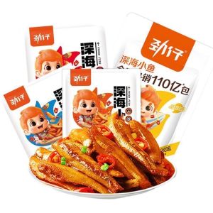 Jinzai Spicy Dried Anchovy Snack Hunan Specialty Instant Mini Fish Individual Pack Savory Leisure Snack