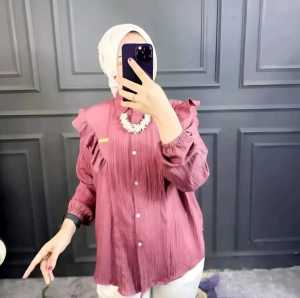 KEMEJA BLOUSE INARA LADYCRUSH BABYCRUSH / BAJU KEMEJA BLOUSE MODEL INARA VIRAL DAN TERBARU 20223