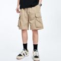✶M-5XL Cotton Lelaki Seluar Pendek Black Big Size Shorts Men Summer Plus Size Drawstring Multi Pocket Loose Casual Cargo Short Pants Men Seluar Pendek Lelaki Saiz Besar❧. 
