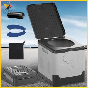 【HOSPORT】Convenient Portable Toilet Bucket for Camping - Essential Outdoor Trash Can and Stool for Hiking