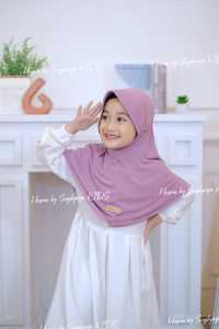Husna Hijab Maryam Anak Pad Ropel Jersey Premium Zara
