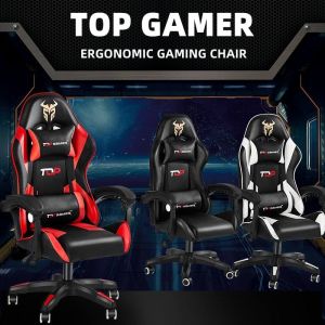 TOP GAMER Ergonomics Gaming chair backrest reclining Office chair Racing chair Gamer chair kerusi gaming
