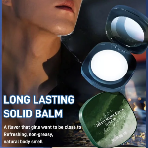 Mens Portable Solid Balm Indulgent Mens Fragrance Light Herbal Charming Fragrance Charming Balm