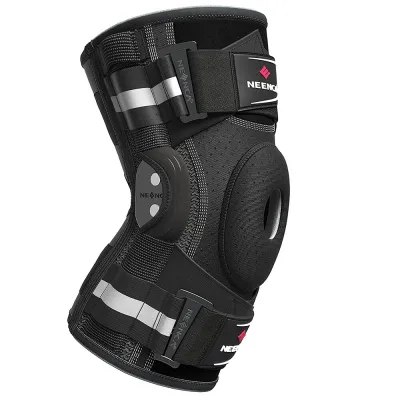 NEENCA 1Pair Professional Hinged Knee Brace Medical Knee Support with Removable Dual Side Stabilizers for Knee Pain Arthritis Meniscus Tear Sports Injury Recovery Joint Pain Relief ACL. Men & Women