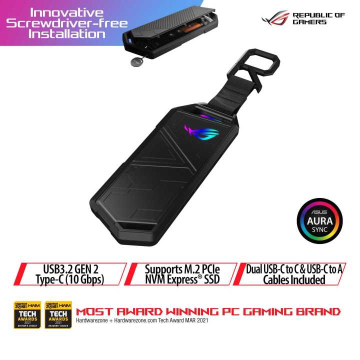 Arion Lite Asus Rog Strix Arion M2 Usb C Asus Rog Strix Arion Lite