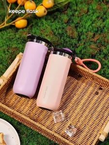Keepe Flask Stainless Steel Coffee Mug with Leakproof Lid Vacuum Insulation Tumbler Hot and Cold