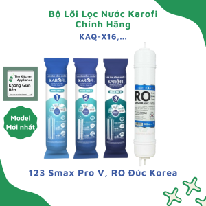(Chào Sàn) Bộ 10 Lõi Lọc Nước Karofi Chính Hãng Dành Cho Model KAQ-X16 Và Nhiều Loại Model Khác