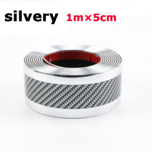 Car Bumper Sticker Car Carbon Fiber Rubber Threshold Protection Sticker Door Sill Auto Styling Car Bumper Protectors