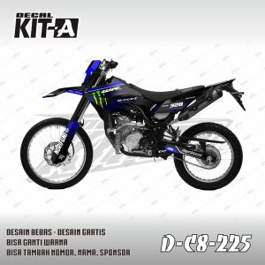 Decal sticker Yamaha WR 155 MOTIF full body keren New MONSTER ENERGY D-C8-064 C8-183 C8-218 c8-225