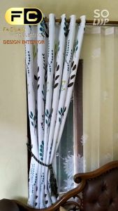 Gorden Minimalis Smokring Saten Bridal Lavender: Solusi untuk Pintu & Jendela