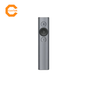 Logitech Spotlight Wireless Presentation Remote | Digital Laser Pointer (Slate / Gold)