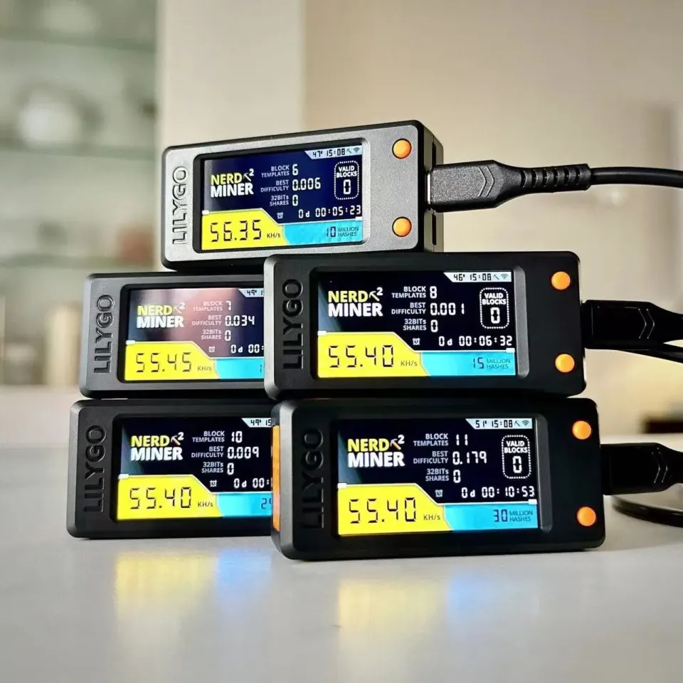 offical NerdMiner V2 78KHS T-display s3 Bitcoin Solo Lottery Miner 78KH/s  Hashrate Nerd Miner Mini BTC lottery machine | Lazada