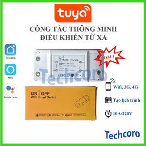 Công tắc thông minh điều khiển từ xa qua Wifi 3G 4G có hẹn giờ tạo lịch