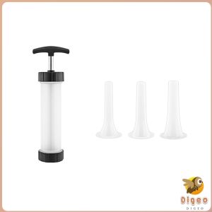 Digeo Manual Sausage Stuffer Machine Hand Operated Sausage Maker Tool With 3 Funnel