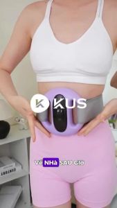 Máy Massage Bụng Giảm Mỡ Lười Biếng Đa Năng - Súng Fascia Vòng Rung Đốt Mỡ Tạo Hình Eo Thon & Chân Thon Gọn Massage Toàn