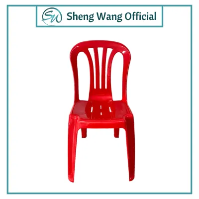 [2 Years Warranty] SWI Modern Dining Chair/Plastic Chair Dining Chair/Outdoor Chair/Banquet chair/Camping chair/chair lounge/Leisure Back Chair/Cafeteria Chair M198A
