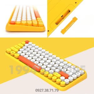 Bàn Phím Giả Cơ Không Dây Bluetooth Ajazz 308i - Dùng Được Cho Windows MAC OS iOS Android - Nhỏ gọn tiện lợi