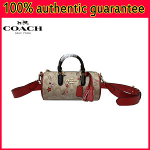 Coach mini Pen holder bag official store original authentic Cross Body Shoulder Bags CB874 CB876 PVC Pen holder sling bag comes with a removable shoulder strap branded for women bags Size:19.5X10.5X10cm